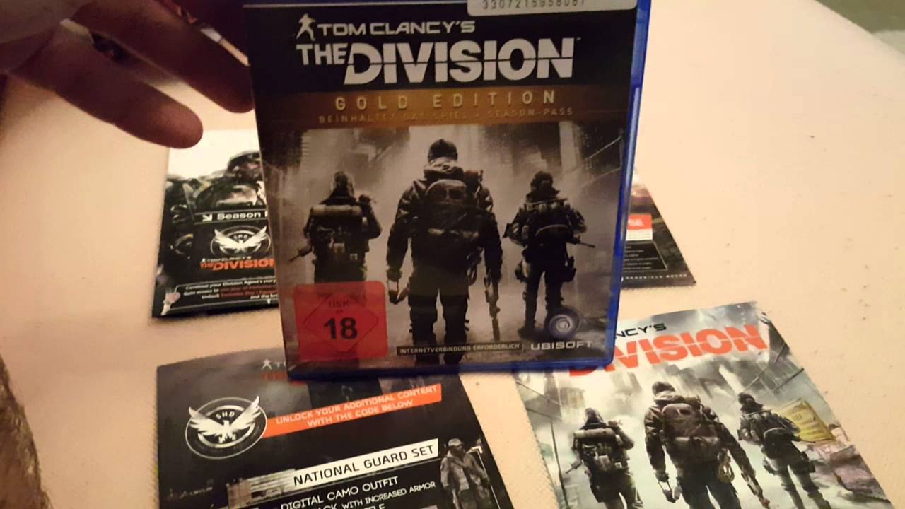 Unboxing The Division Gold Edition Youtube