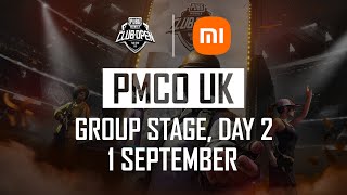 [EN] 2021 PMCO UK Group Stage Day 2 | Fall Split | PUBG MOBILE Club Open 2021 | Xiaomi