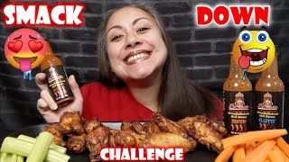 THE SMACKDOWN CHALLENGE BY @TamzTable  WITH @Bloveslife  SMACKALICIOUS HOT SAUCE by Xtina Grubz 1,163 views 1 year ago 35 minutes