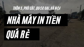 219m2 sát nhà máy In Tiền tại Thôn 5, Phú Cát | Đất Phú Cát Quốc Oai