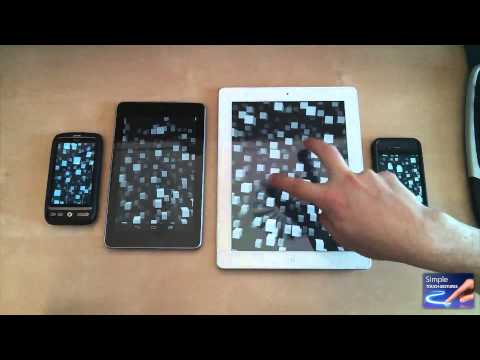 Simple Touch Gestures Demo