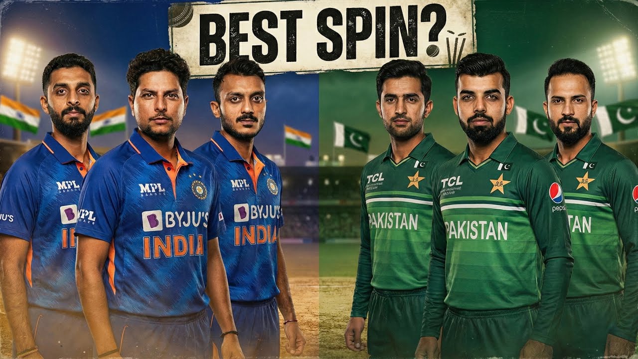 India VS Pakistan Who’s Spin Attack is More Dangerous?🔥