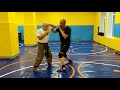 От двойки.Трёхударный вход.Продолжение темы. В Н Крючков/self-defense from attacks jab+cross