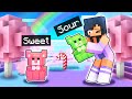 A SWEET and SOUR Candy DIMENSION In Minecraft!