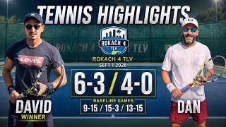 David vs Dan | Rokach 4 TLV | Sept 1 2026 | Tennis Highlights