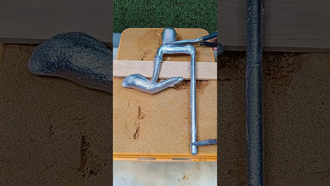 So satisfying from metal casting on sand 