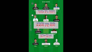 KKR vs RR dream11 team prediction, match no.56th, #ipl #ipl2023 #kkrvsrr #tataipl2023 #cricket #kkr