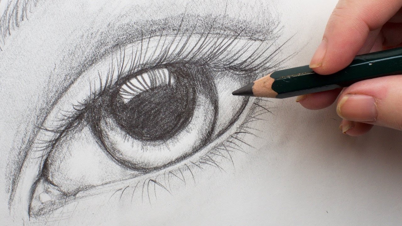 Simple Eye Drawing Step By Step : Simple Drawing For Beginners ...