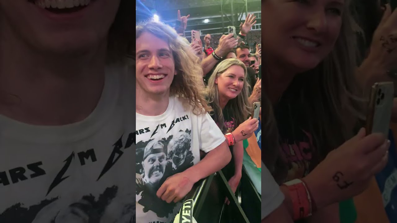 James Hetfield entrance Charlotte NC 2025 