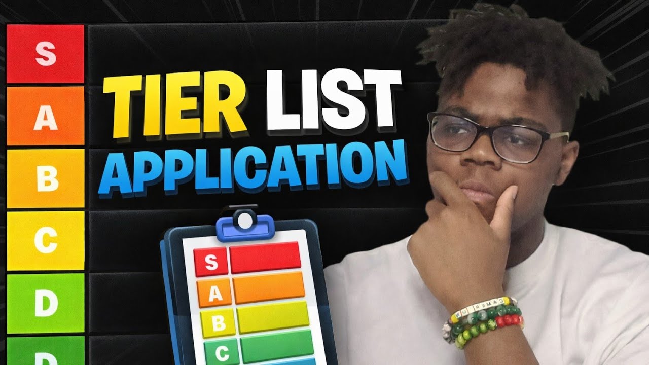 JE FAIT UNE TIER LIST SUR LES APPLICATIONS ! 🔥🔥