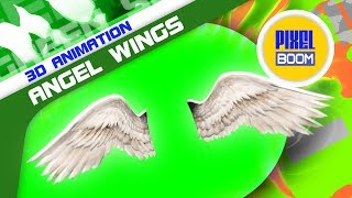Green Screen Angels Wings Bird Wings Flapping Wings - Footage PixelBoom