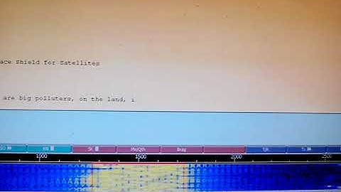 7730 KHz SW Radiogram digital modes