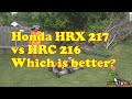Honda HRX217 vs HRC216 Which mower is more powerful?