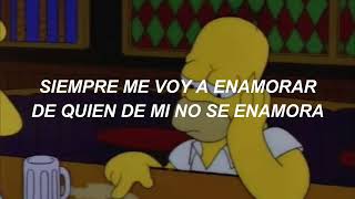 Homero Simpson - Vivir asi es morir de amor (AI Cover)