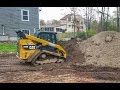 How to spreading top soil with a skidsteer
