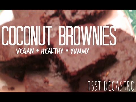 Coconut Brownies Vegan Issi Decastro-11-08-2015