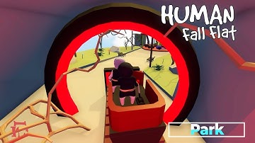 Human Fall Flat - Park Level Part 1 of 3 Walkthrough | Custom Map | Steam Workshop | Full Gameplay