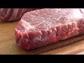 炭火で作るヒレステーキ