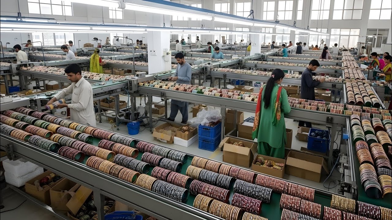 Inside the Glass Bangle Factory: How Millions of Premium Glass Bangles Are Made Daily