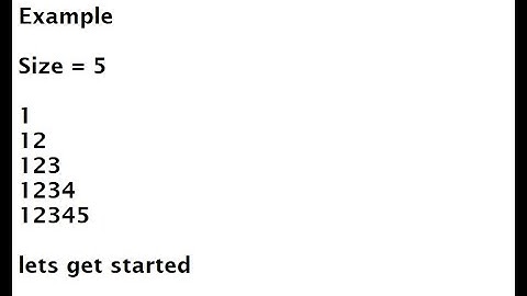 Basic Number Pattern in Java Program Code Available Triangle Pattern