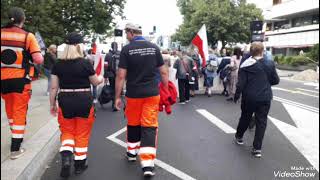 Ratownik Ma Napis Po Izraelsku Na Marszu Wołynskim 11 Lipca 2025 Fotoleracja