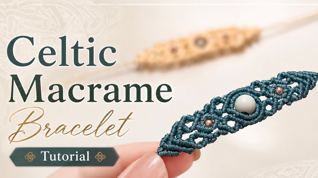 DIY Micro Macrame Bracelet - YouTube
