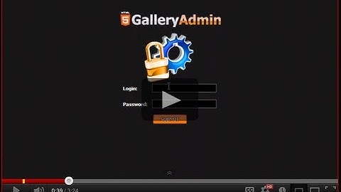 how to add an image on your HTML5 GalleryAdmin website
