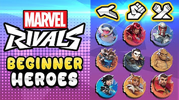 TOP 3 Beginner Heroes for EACH ROLE - Marvel Rivals Guide, Tips, & Tricks!