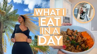 WHAT I EAT IN A DAY VLOG:  simple healthy meals + clean eating lifestyle