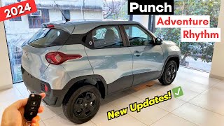 *Updated✅* Tata Punch Adventure Rhythm 2024 Model - @7.35 Lakhs, Most VFM variant!❣️