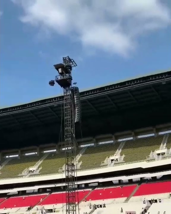 Inside IU Concert venue before show | Sun is going down slowly | 🍊☀️ | #iu #아이유 #concert #itzy #kpop