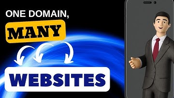 How to create multiple websites from one domain name