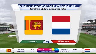 🔴 Live: Sri lanka Vs Netherlands Live, World Cup | SL vs NED Live | Sri lanka Live Match Today