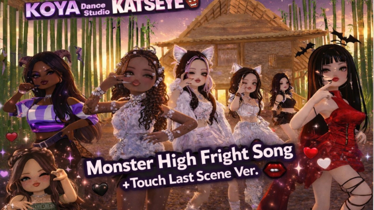 KOYA Dance Studio 👹💅 KATSEYE – Monster High Fright Song + Touch Last Scene Ver