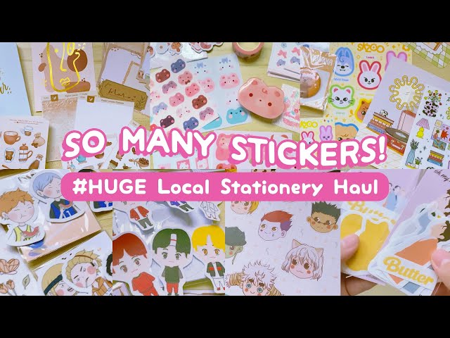 📦 Shopee sticker haul feat. local sticker businesses part 3 | shopee sticker unboxing PHILIPPINES
