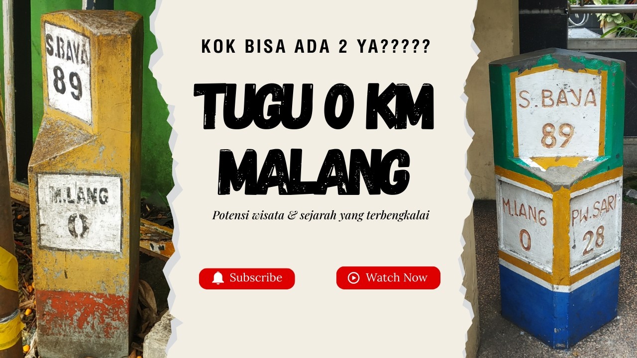 Tugu 0 km Malang Spot wisata yang terlupakan