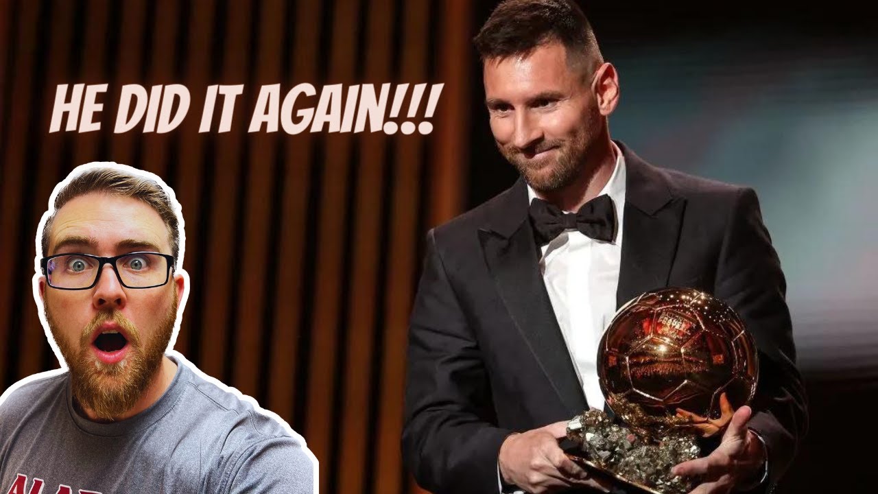 AMERICAN REACTS to Messi d'Or | 