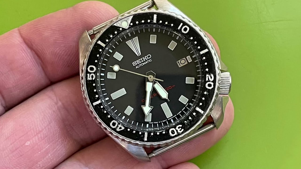 SOLD! SEIKO 7002-7039 Transitional 200m Diver, May 1995 - YouTube