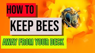 How To Keep Bees Away From Your Deck