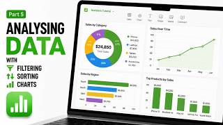 Apple Numbers Tutorial | Part 5: Sorting, Filtering & Charts