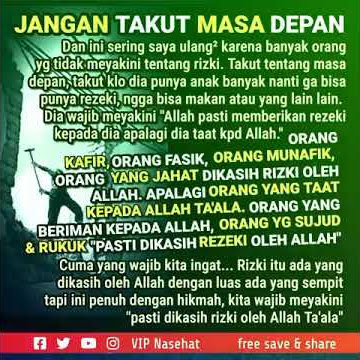 JANGAN TAKUT MASA DEPAN - Ustadz Yazid bin Abdul Qadir Jawas –hafizhahullah–