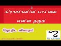 கிரகங்களின் பார்வை என்ன தரும் *@# ZOOM MEET#@