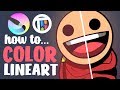 How to Color Your Lineart