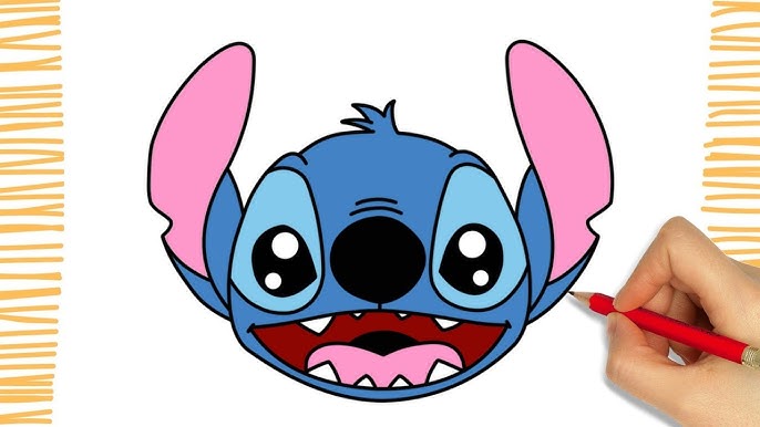 Como desenhar o BEBÊ STITCH I Fácil ( Passo a Passo ) 