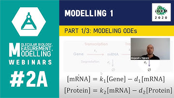 Week #2A: Modeling Part 1/3 - ODEs - iGEM 2020 Measurement Webinars