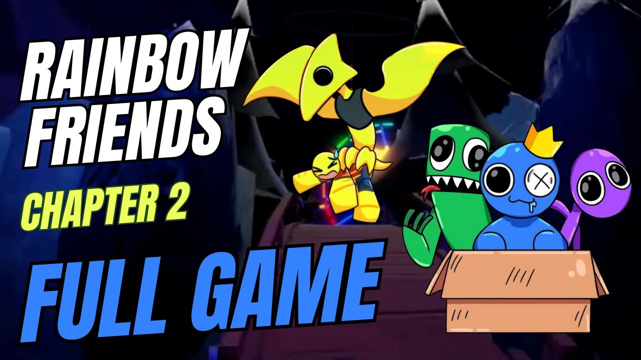 Rainbow Friends Chapter 2 Full Gameplay Playthrough (Full Game) 