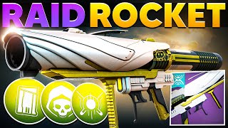 The Raid Is Worth It Just For This Rocket Best Dps