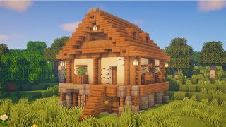 Minecraft: How to Build a Cozy Cottage (Relaxing Video)