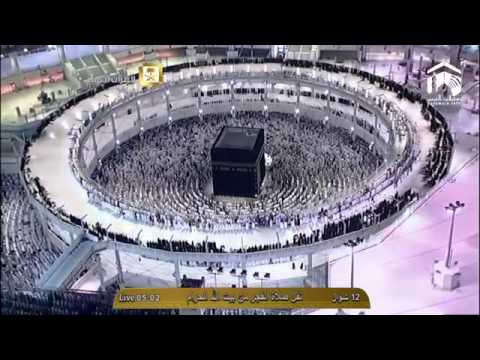 صلاة الفجر يوم 12 شوال 1435 للشيخ د بندر بليلة