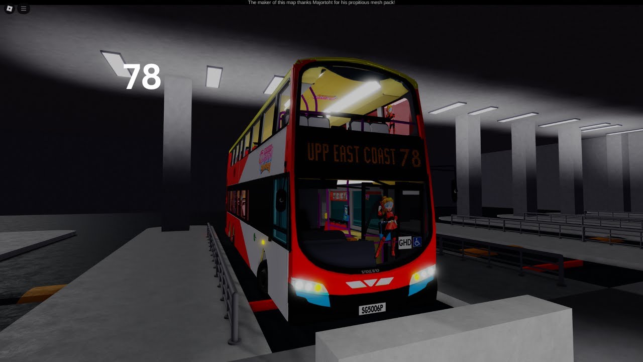 Mighty Peach Volvo B9TL (Wright Eclipse Gemini II) on Service 78 - SG5006P